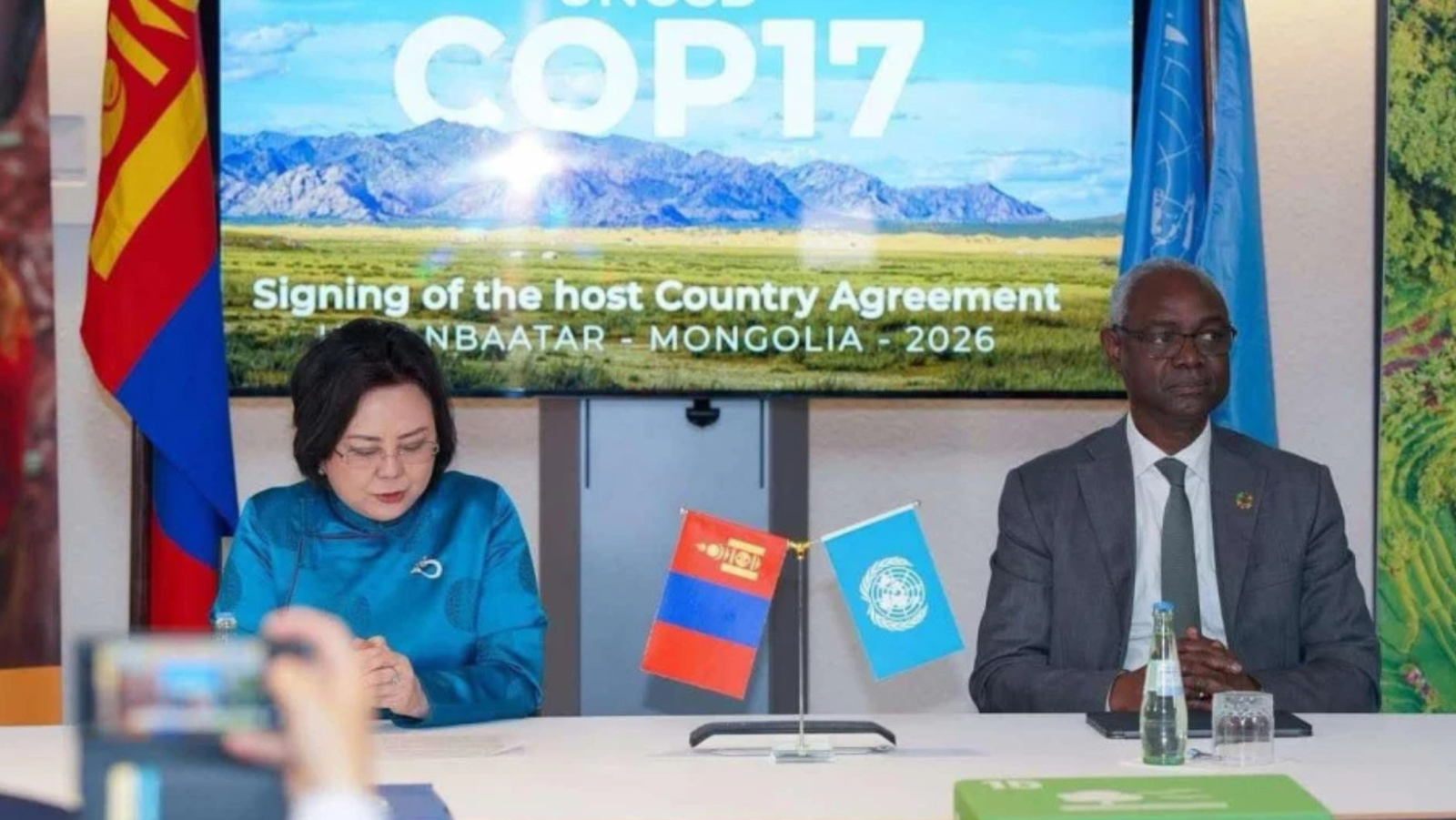 МОНГОЛ УЛС ЦӨЛЖИЛТТЭЙ ТЭМЦЭХ ТУХАЙ НҮБ-ЫН КОНВЕНЦЫН ТАЛУУДЫН 17 ДУГААР БАГА ХУРАЛ (COP17)-ЫГ ЗОХИОН БАЙГУУЛНА