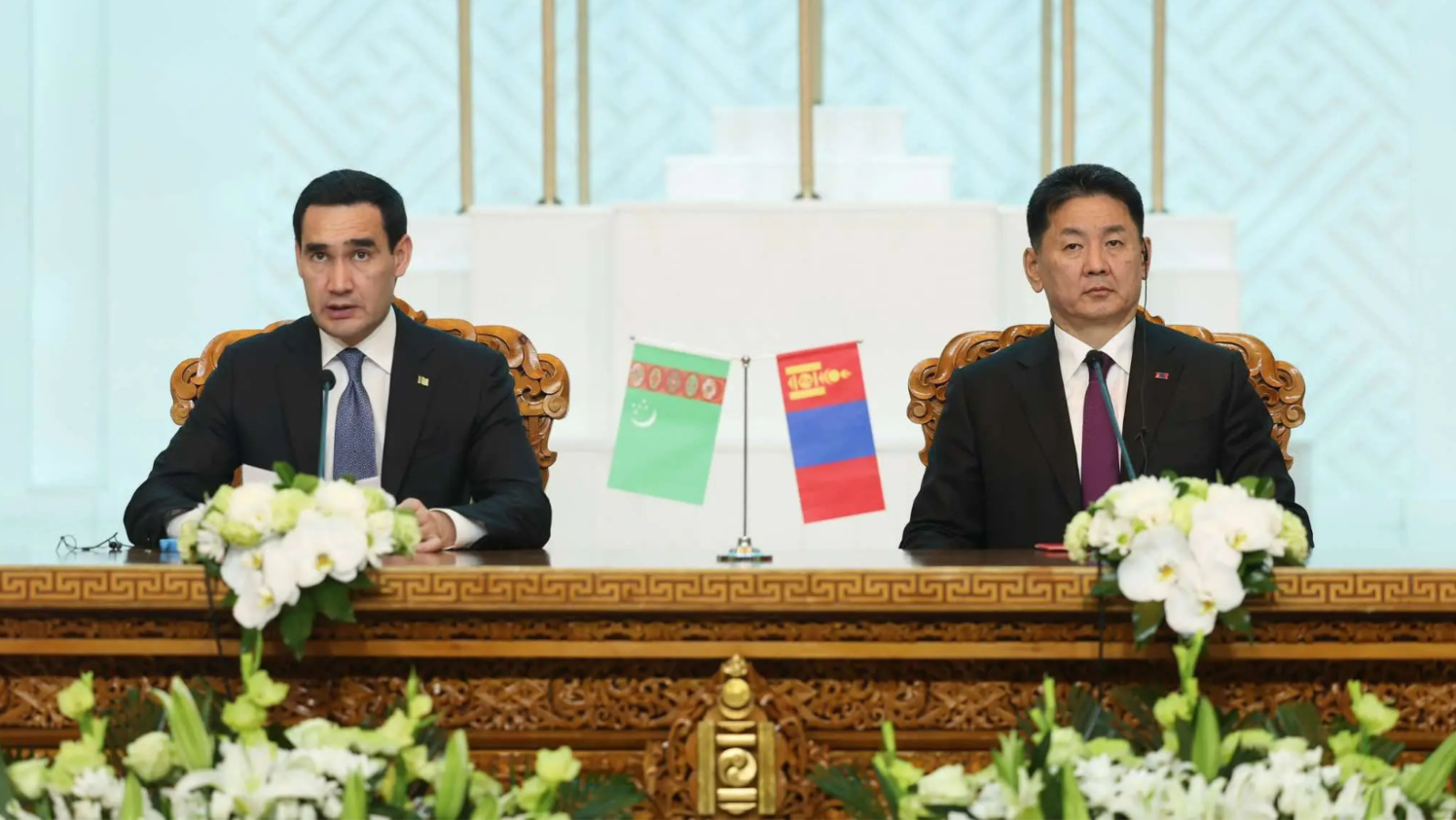 Монгол, Туркменистан Улс хамтын ажиллагаагаа хөгжүүлэх тухай хамтарсан мэдэгдэл гаргалаа