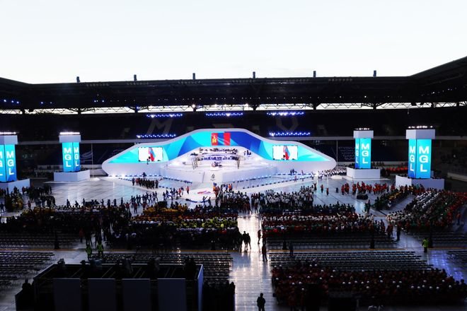 Монголын оюутны шигшээ баг “Универсиад” наадмын нээлтэд оролцлоо