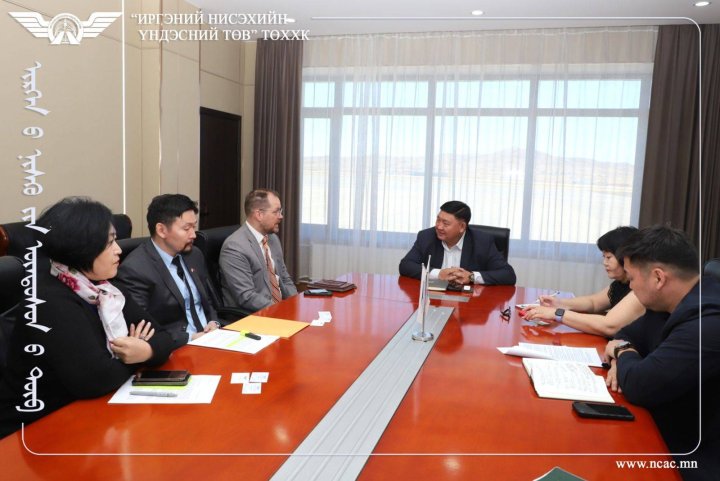 МОНГОЛ УЛС, АНУ ХООРОНД ХИЙХ ШУУД НИСЛЭГИЙН БЭЛТГЭЛ АЖЛЫН ТАЛААР УУЛЗАЛТ БОЛЛОО